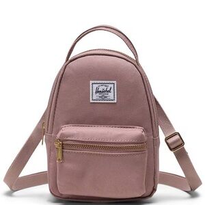 Herschel Nova Gold Zip Crossbody Bag in Ash Rose